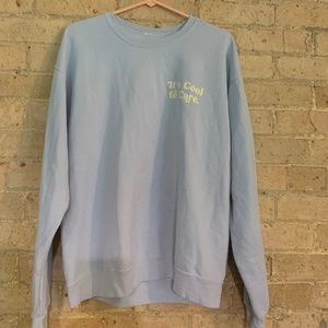 Super cute, light blue crewneck